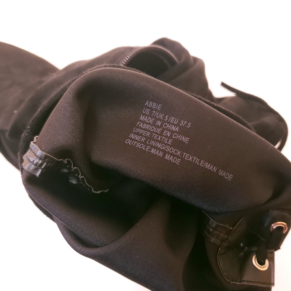 JustFab Over-The-Knee Suede-like Boot - Picture 12 of 15